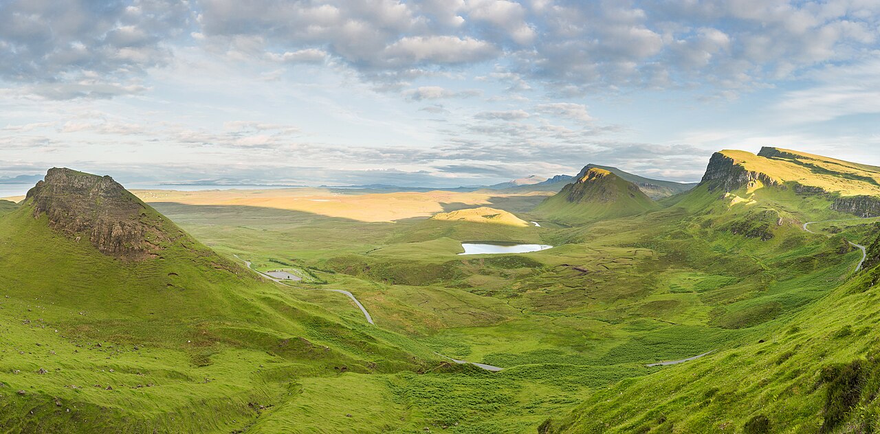 Quiraing-Felsformation auf der Isle of Skye