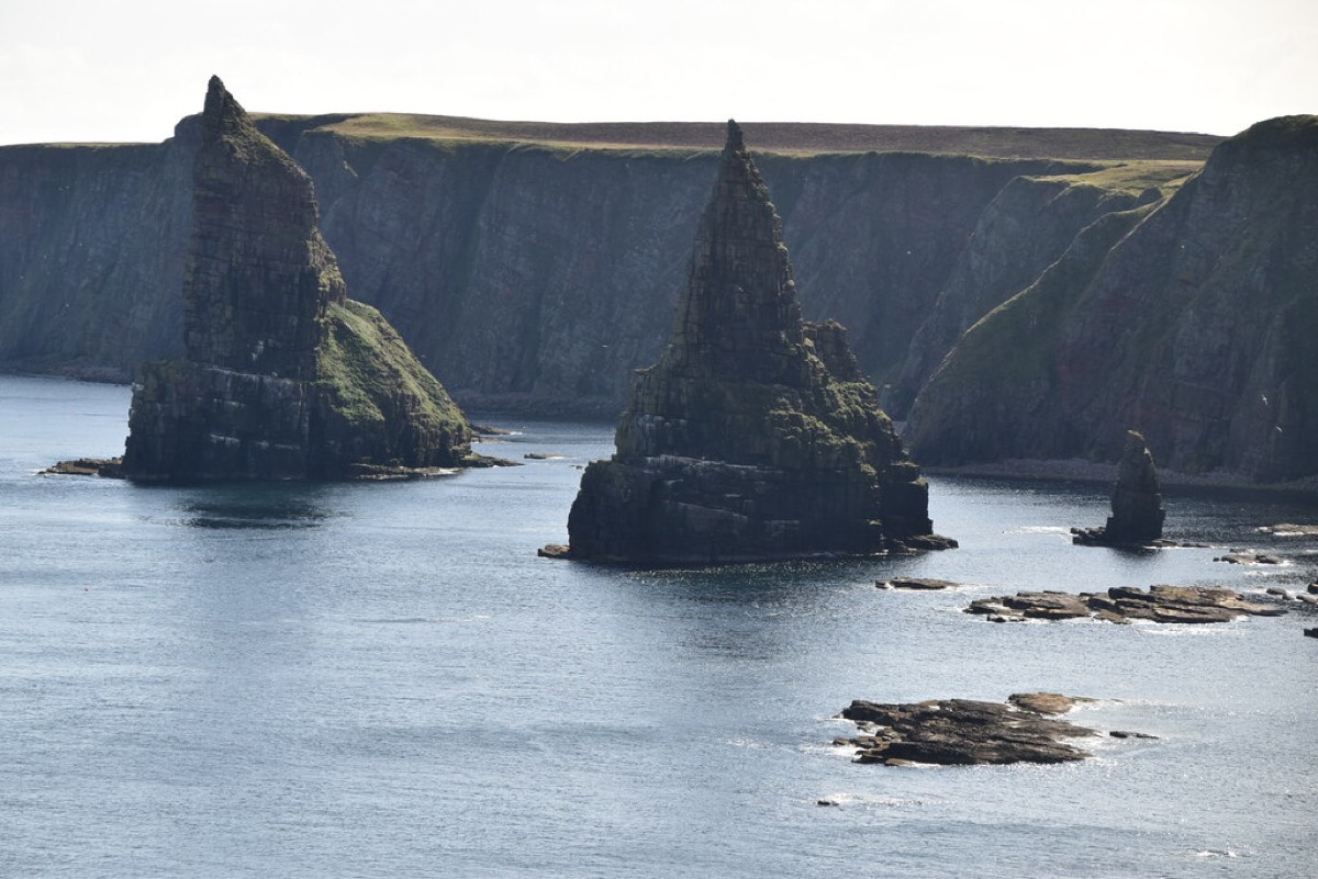 Duncansby Stacks - dramatische Felsnadeln an der Nordostküste Schottlands