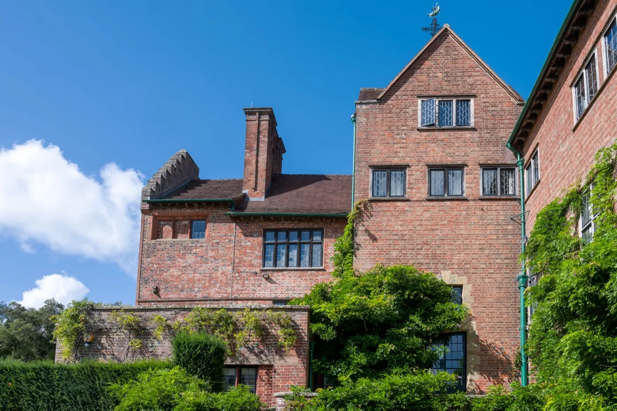 Chartwell – Winston Churchills Landhaus in Westerham, Kent, von Südosten gesehen