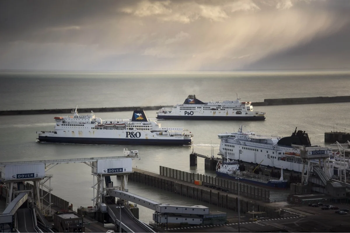 P&O Ferries Pride of Burgundy und Pride of Kent im Hafen Dover