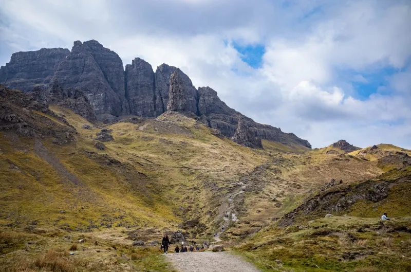 Old Man of Storr auf der Isle of Skye bei Sonnenaufgang